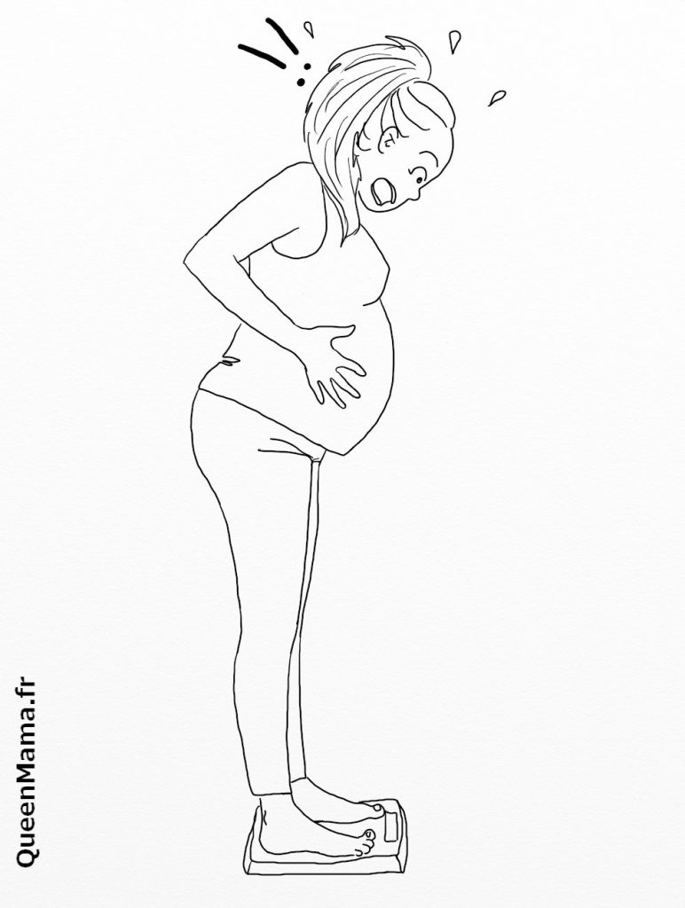 illustration grossesse blog maman illustrarice coloriage blog BD maman parent grossesse
