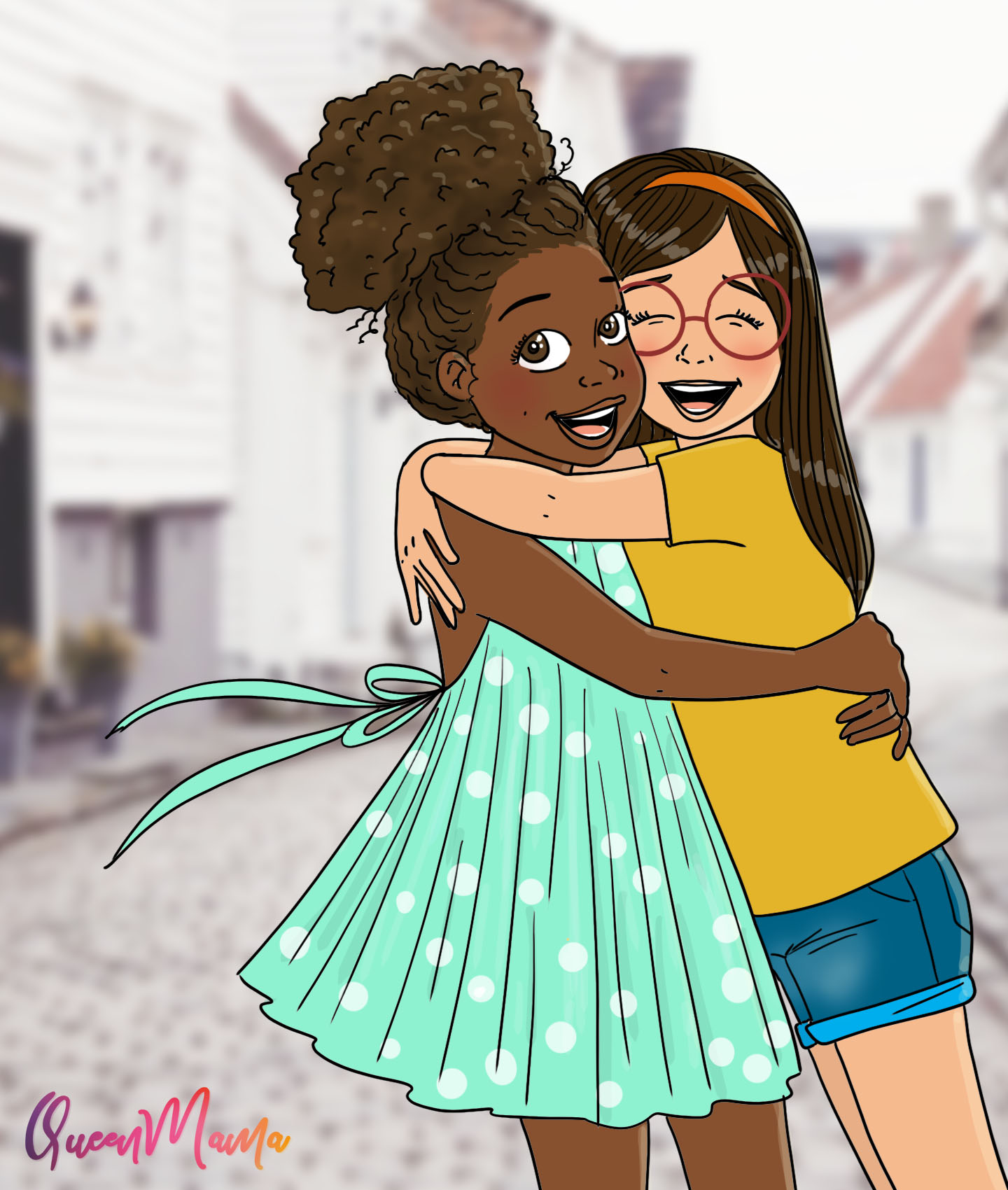 illustratrice, enfant, tolérance, ant-racisme