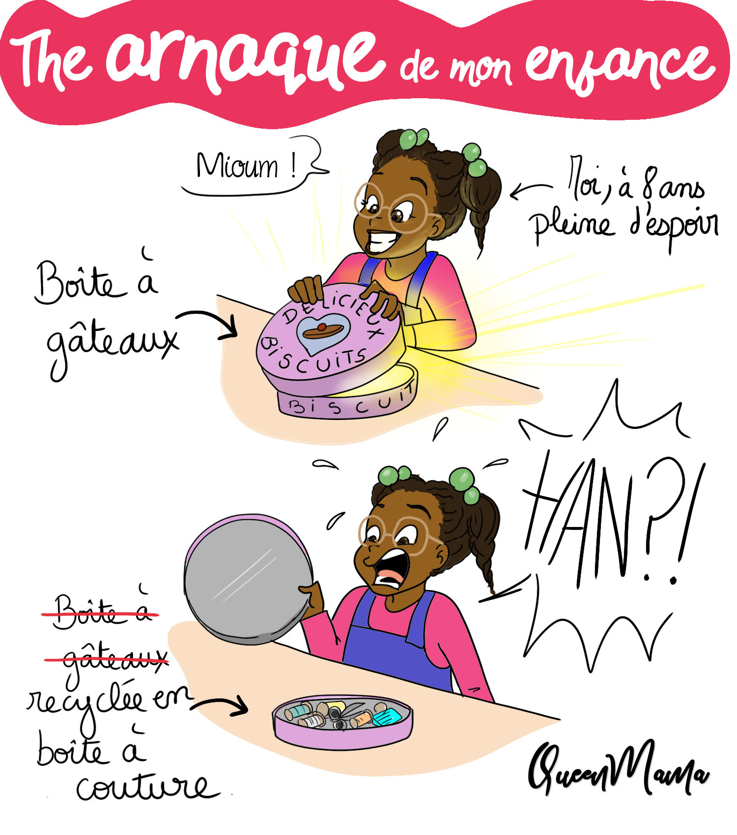 Recycler les boîtes à gâteaux